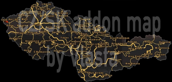 ETS2 - CZ/SK Map (1.40.x)