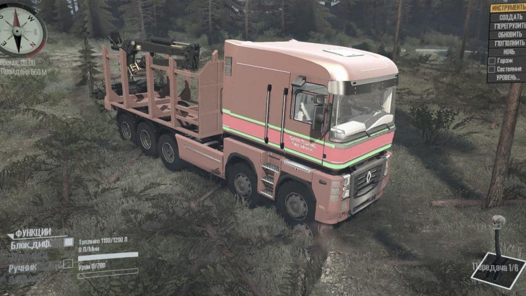 Spintires:Mudrunner - Texture Renault Magnum 8x8 V1