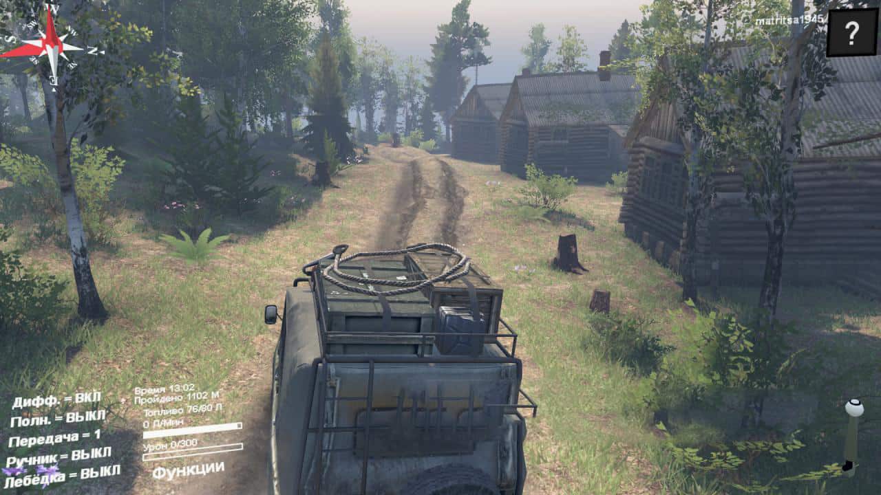 Spintires - Mountain River Map V0.1