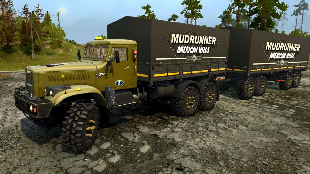 Spintires:Mudrunner - Kraz Yaz 214 Truck V2.0