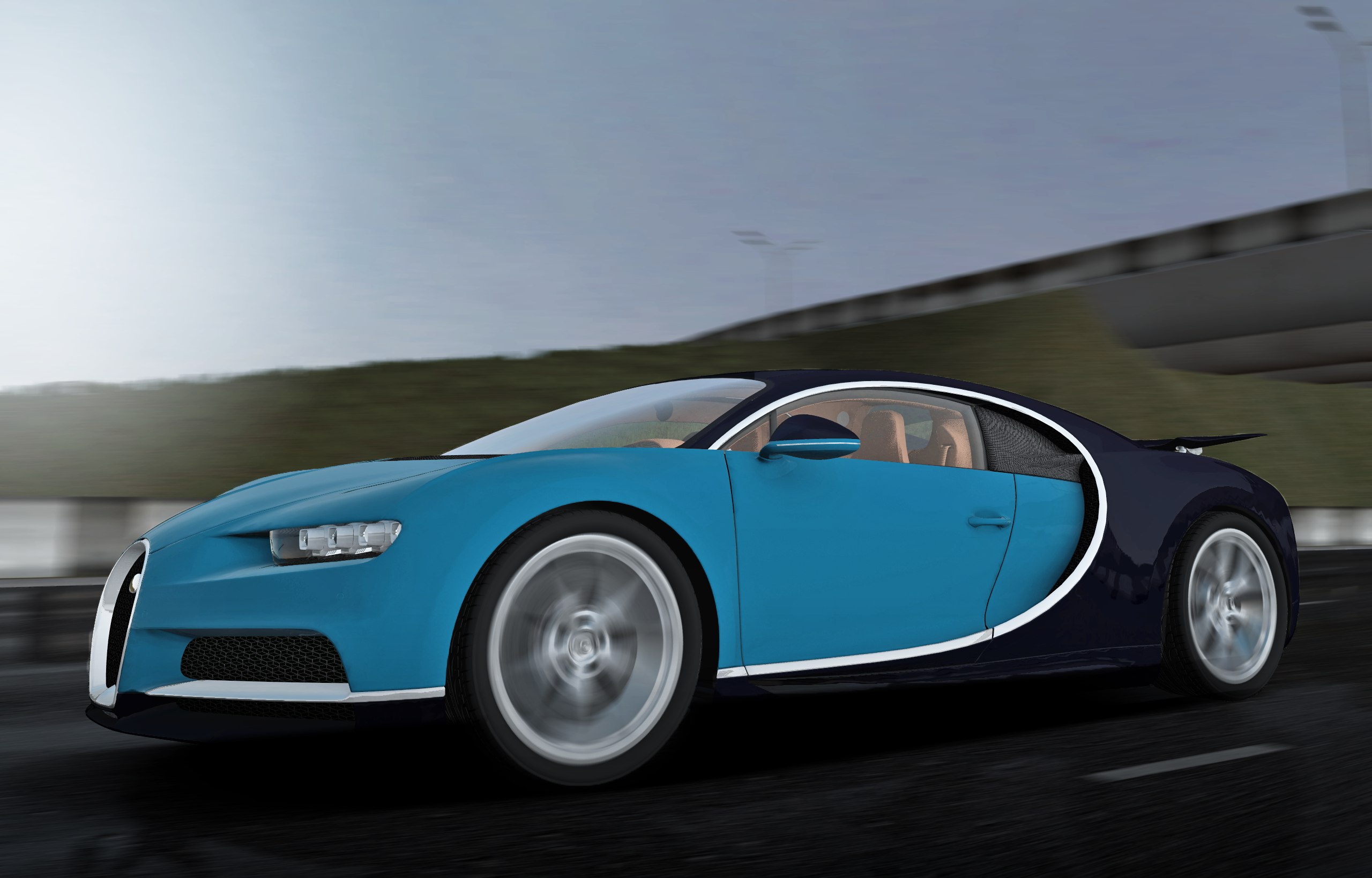 City Car Driving 1.5.9.2 - Bugatti Chiron 2016 Car Mod