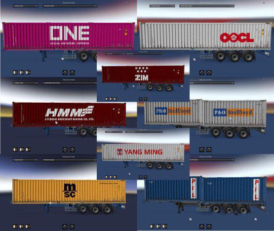 ATS - Shipping Container Cargo Pack + AI Traffic V2.2 (1.38.x)