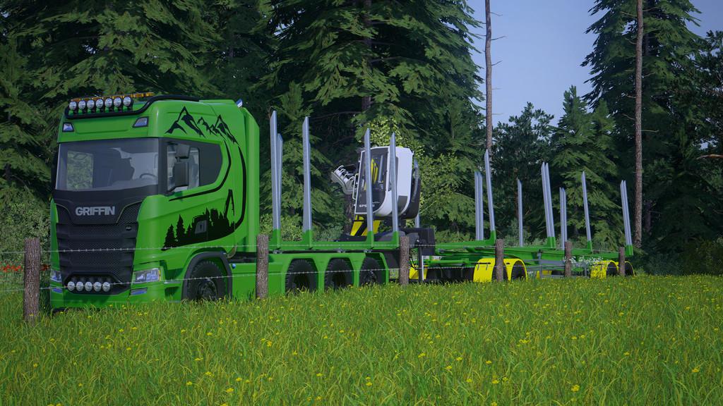 FS19 - Fliegl Log Trailer V3.0
