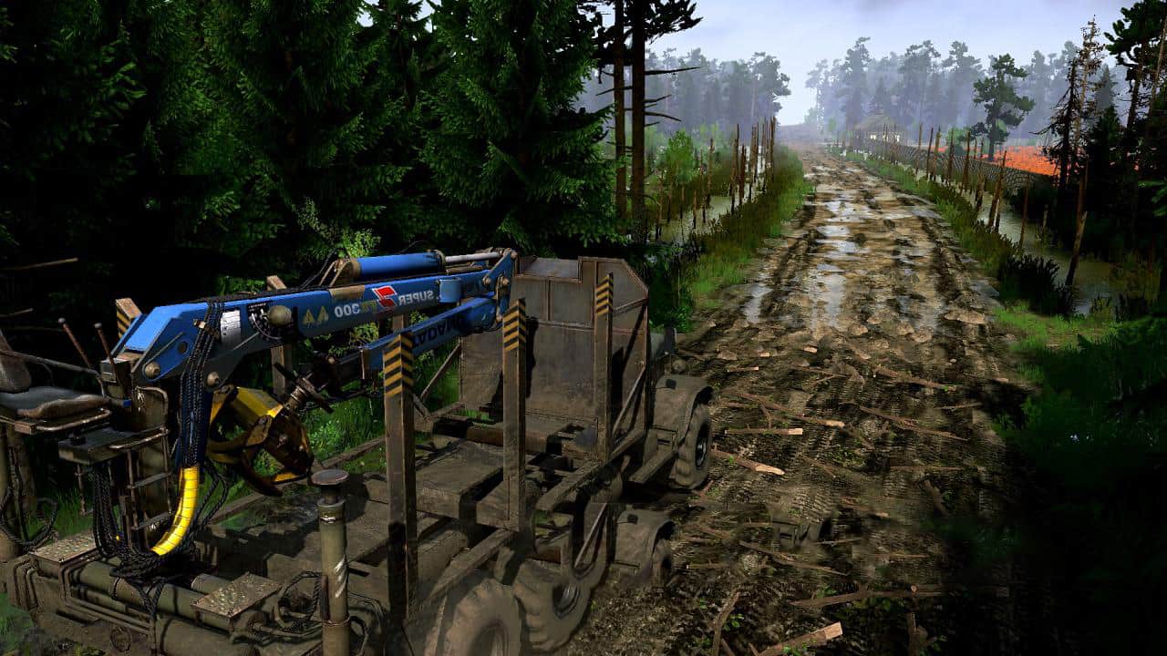 Spintires:Mudrunner - RusLesHoz Map V1.0
