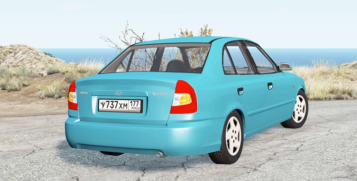 BeamNG - Hyundai Accent Sedan 2003 Car Mod