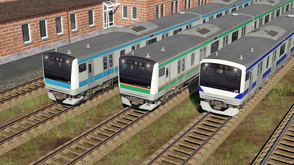 Transport Fever 2 - JP Train – Series E233 V2 – Basic Colors