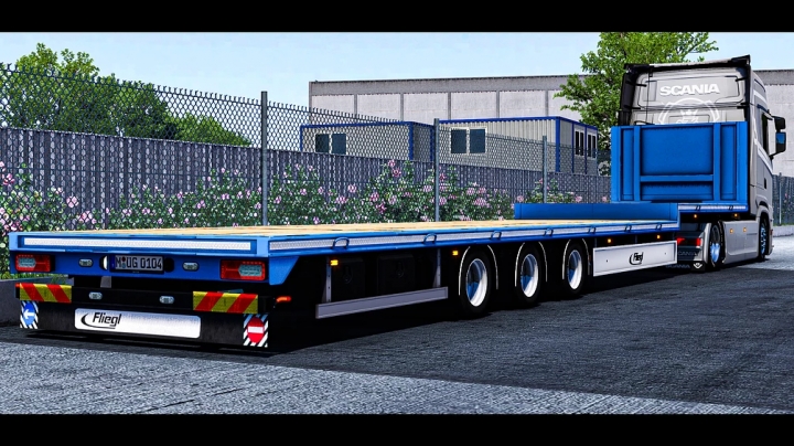 ETS2 - Fliegl Flatbed Trailer (1.41.x)