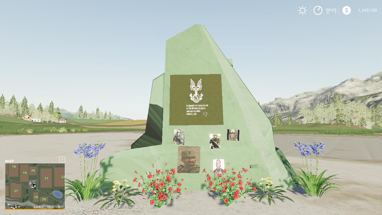 FS19 - Year 2553 HaIo Monument V1 Beta