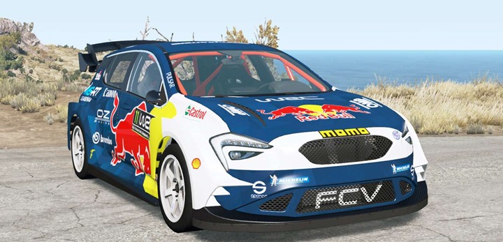 BeamNG Cherrier Vivace Red Bull Rally V1 1 BeamNG Drive Mods Club