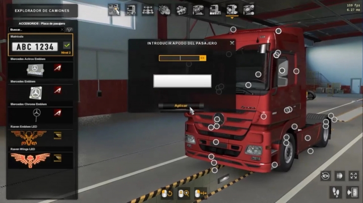 ETS2 - Cartel Led Bar for All Trucks (1.41.x)