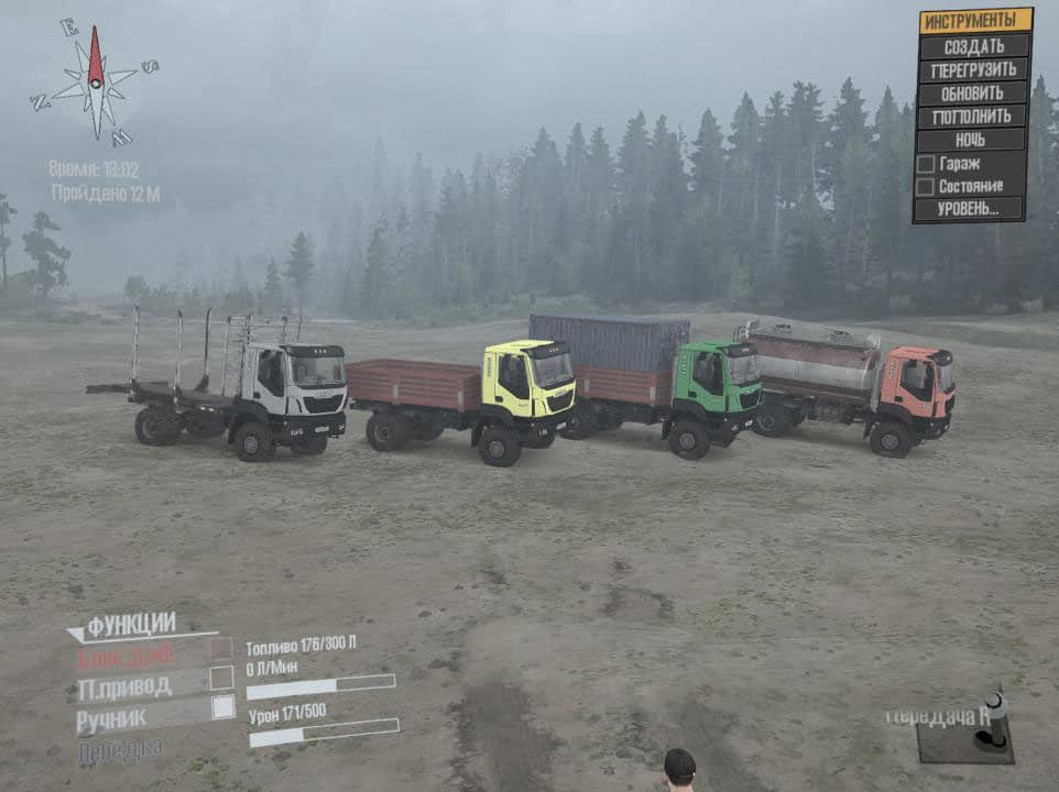 Spintires:Mudrunner - Iveco Trakker 4x4 Truck