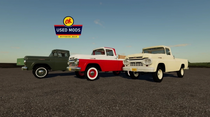 FS19 - 1960 Ford F100 4x4 V1.0