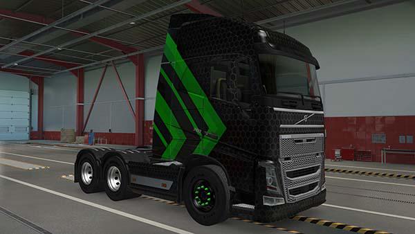 ETS2 - Volvo FH 16 2012 Venom Skin V1.0 (1.37.x)