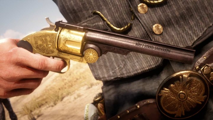 RDR2 - May I Stand Unshaken Engraving