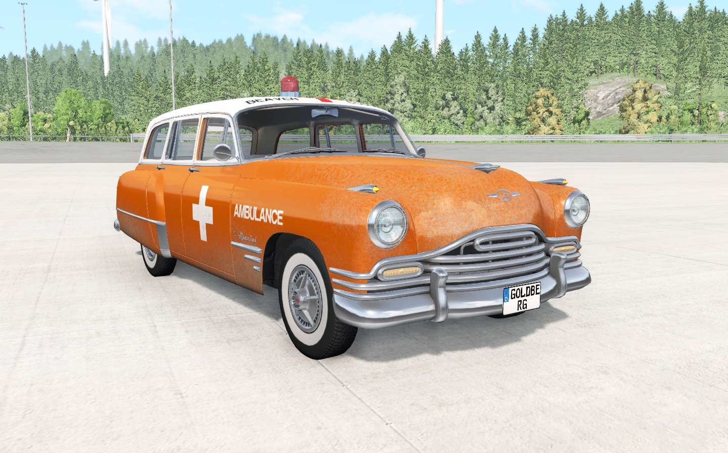 BeamNG - Burnside Special Ambulance Car Mod