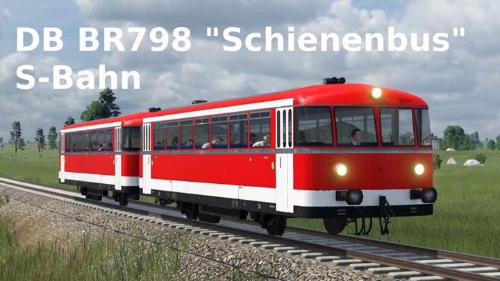 Transport Fever 2 - DB BR 798 (Schienenbus) S-Bahn