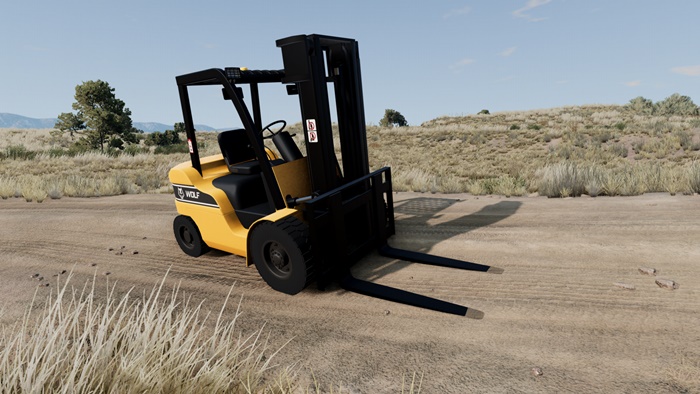 BeamNG – Wolf Heavy Industries Medium Forklift Mod