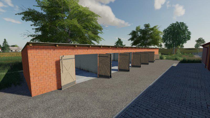 FS19 - Placeable Polski Garage V1.0