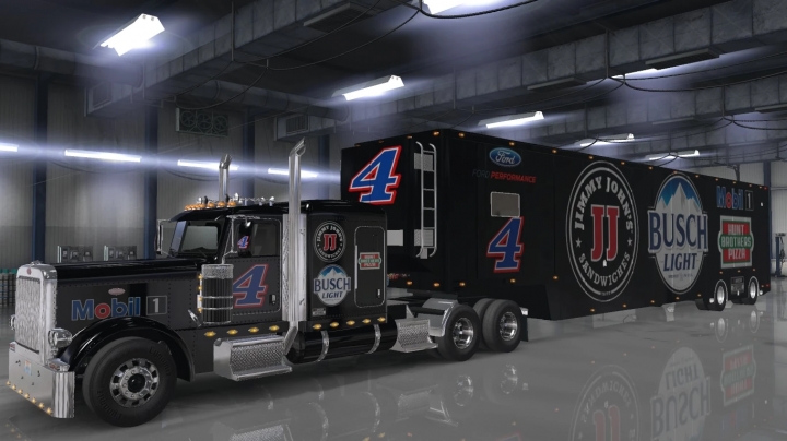 Ats Nascar Featherlite Trailer Skins V X American Truck Simulator Mods Club