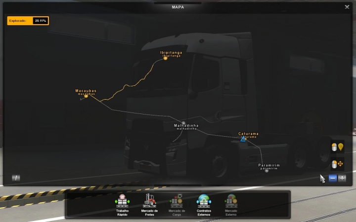ETS2 - Mapa Oeste Baiano for Profile Mod (1.40.x)