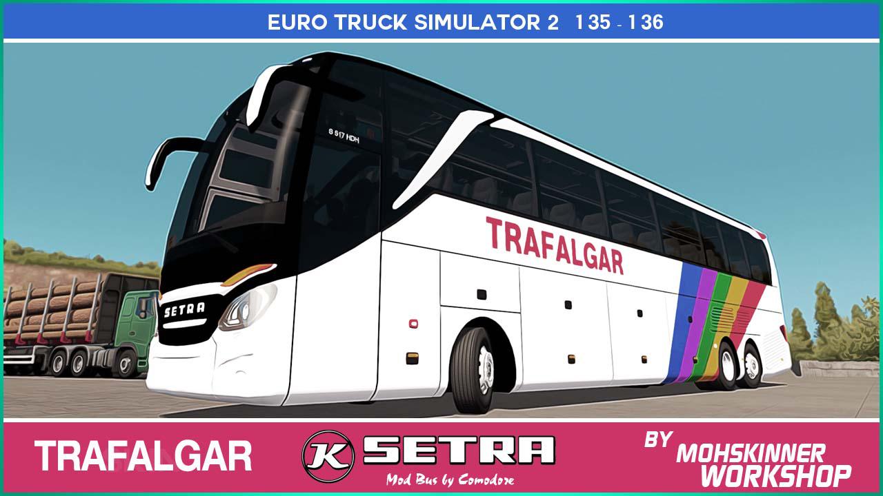 ETS2 - Setra 517 HDH Trafalgar Skin (1.36.x)