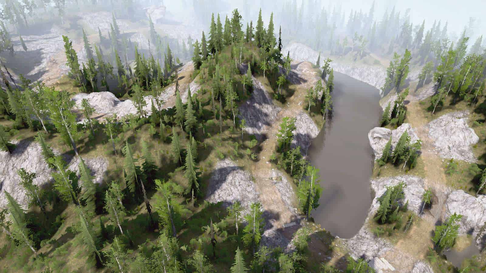 Spintires:Mudrunner - Long Watch 4 Map