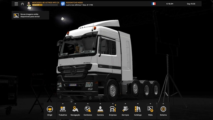 ETS2 - Profile Mercedes-Benz Actros MP3 Capital (13.01.2025) V1.0