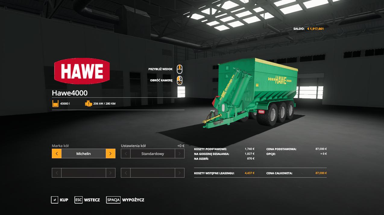 FS19 - Hawe ULW 4000 V1.0