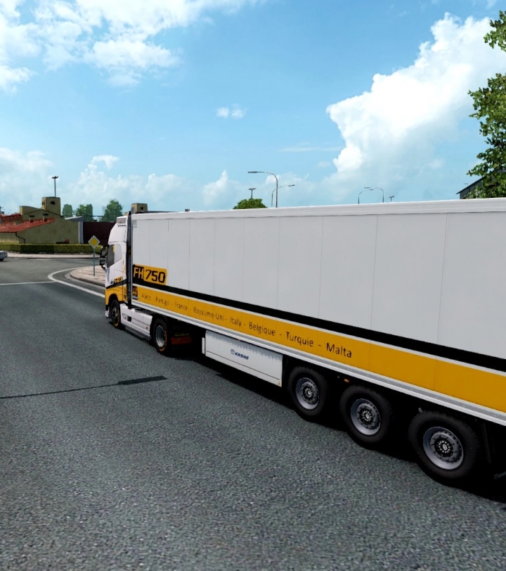 ETS2 - Transportes Volvo FH Combo Skin (1.40.x)