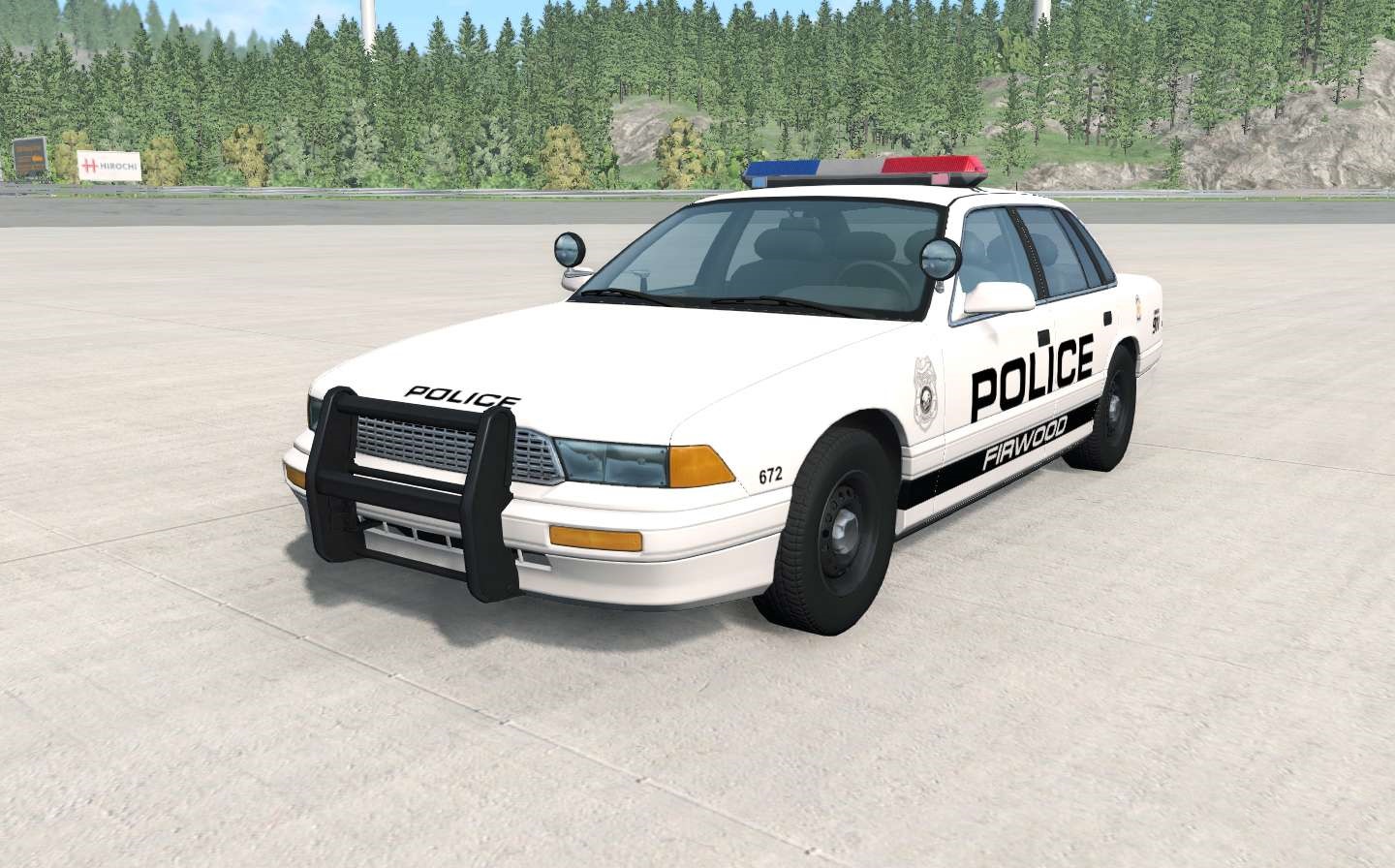 BeamNG - Gavril Grand Marshall Firwood Police Car Mod