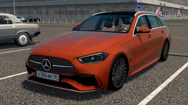 City Car Driving 1.5.9.2 - Mercedes-Benz Station Wagon C300 4Matic W206 Car Mod