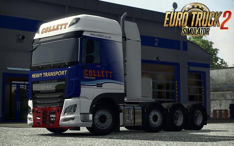 ETS2 - Heavy Haulage Chassis Addon for Daf Xf Euro 6 (1.35.X)