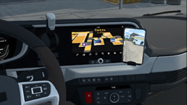 ETS2 - Right Side Camera Screen for Daf 2021 V1.5 (1.43.x)