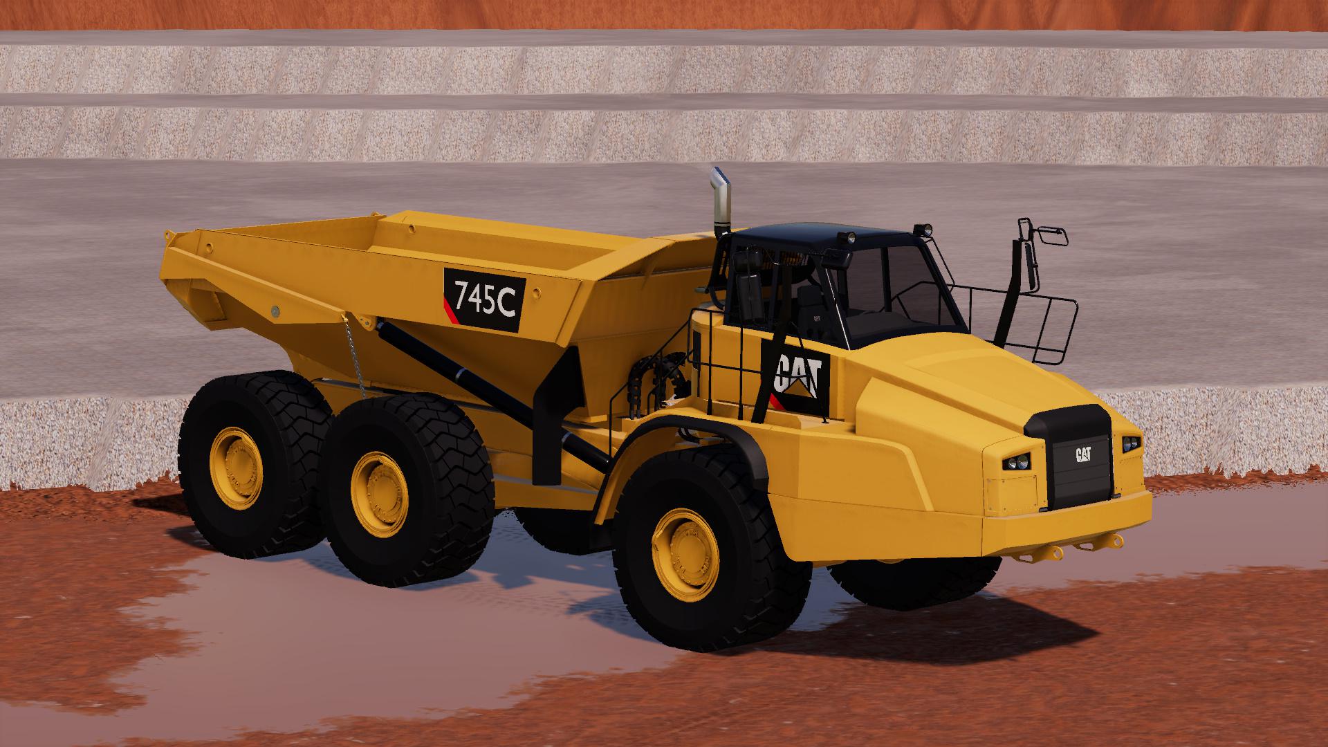 FS19 - 4MR Cat 745C V4.9