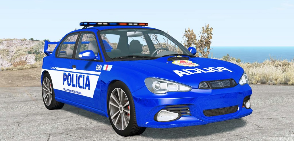 BeamNG - Hirochi Sunburst Fuerzas de Seguridad de Argenti Car Mod
