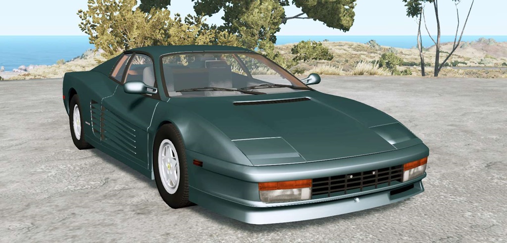 BeamNG - Ferrari Testarossa 1986 Car Mod