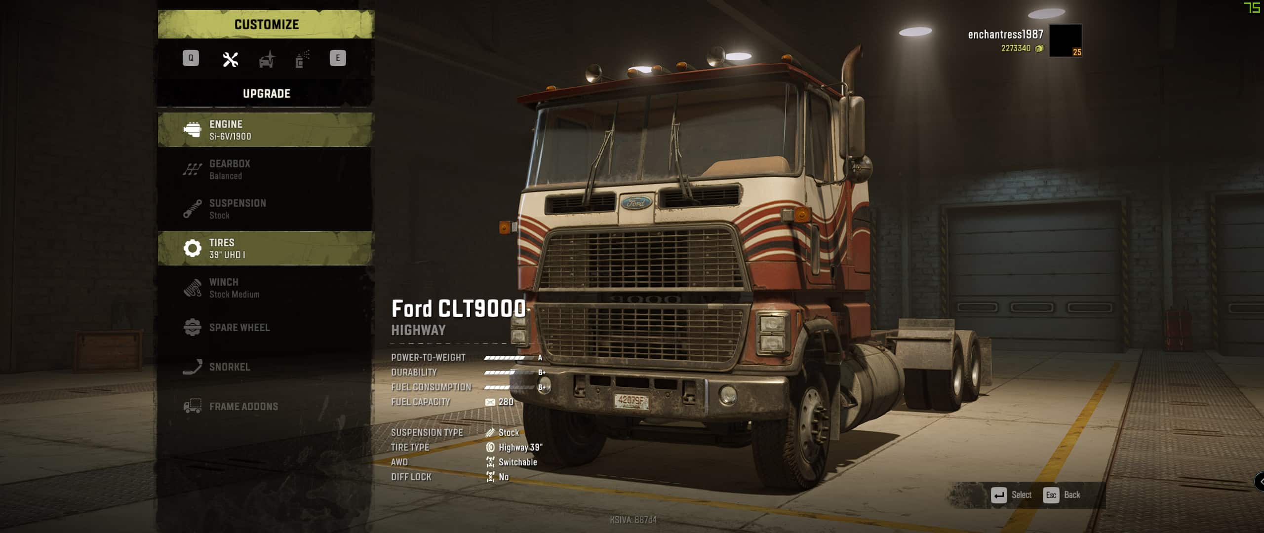 SnowRunner - Ford CLT9000 AWD V1.0.2