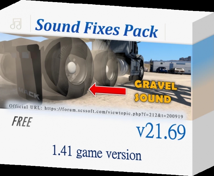 ATS - Sound Fixes Pack V21.69 (1.41.x)