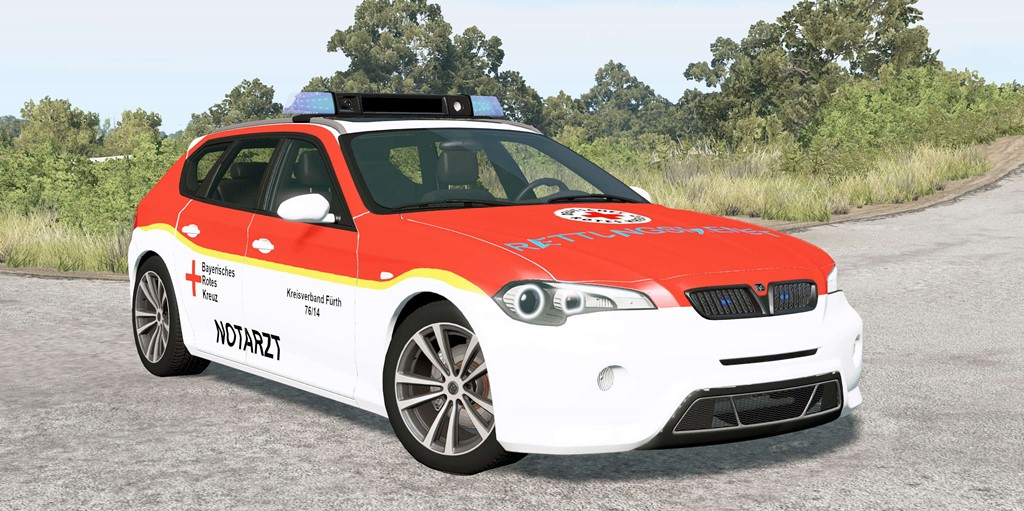 BeamNG - ETK 800-Series German Emergency V2.0