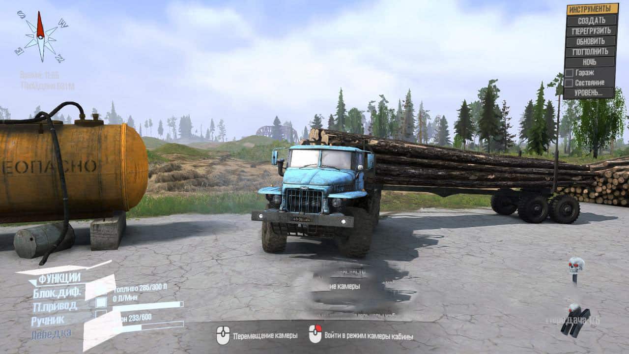 Spintires:Mudrunner - Ural 375 Truck V1