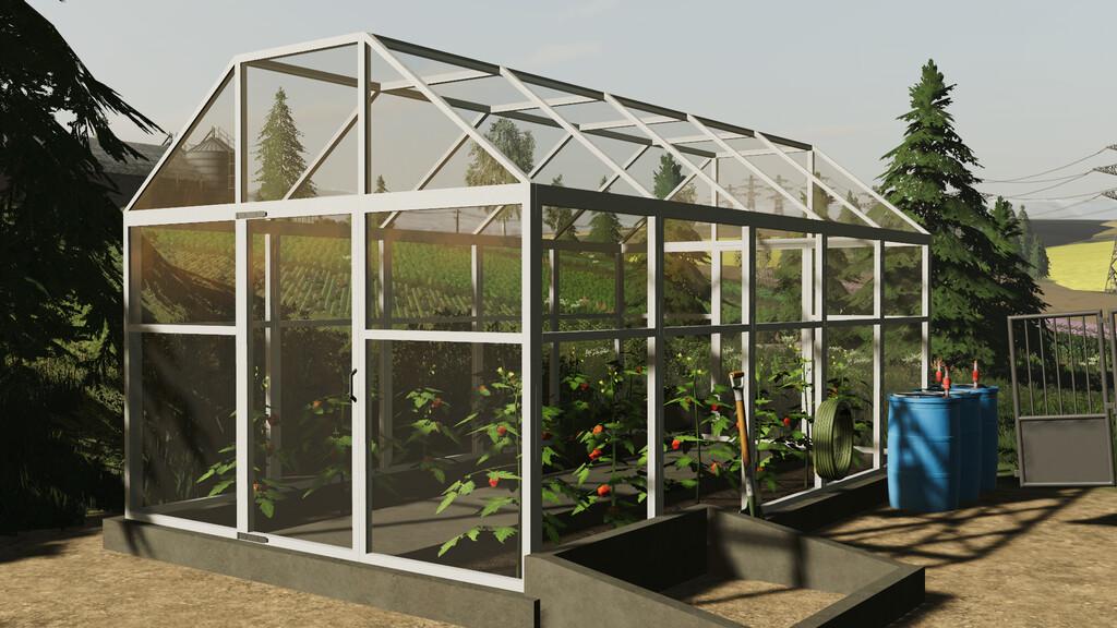 FS19 - Polish Greenhouse With Tomatoes V1.0