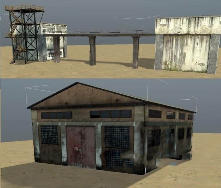 Spintires:Mudrunner - Models of industrial Zone Buildings for The Editor V1