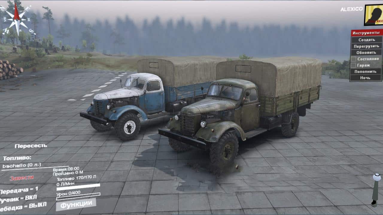 Spintires - Jiefang CA10 4x4 Truck V1.1