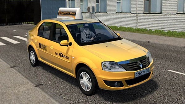 City Car Driving 1.5.9 - Renault Logan Taxi