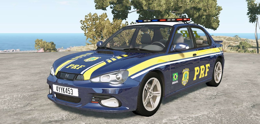 BeamNG - Hirochi Sunburst Brazilian PRF Police V1.0