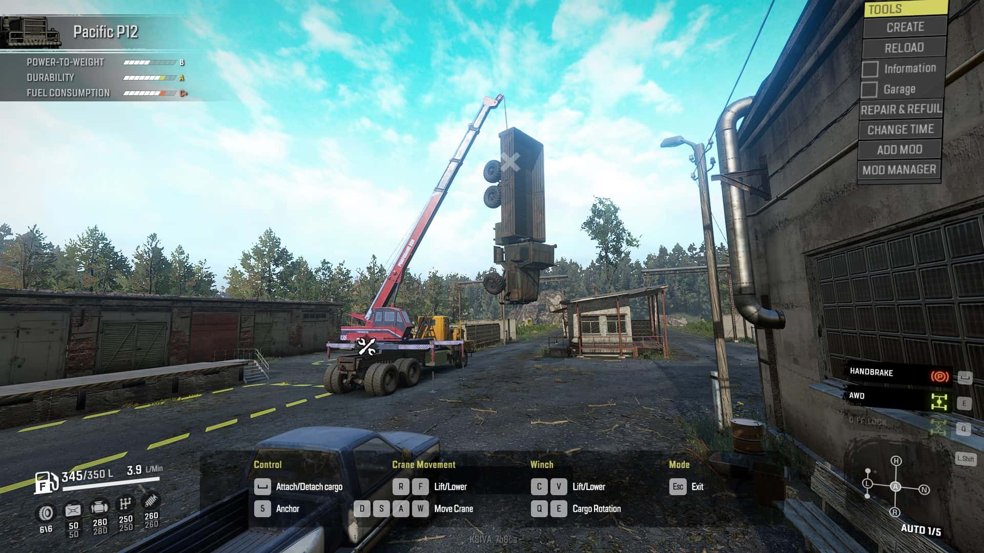 SnowRunner - Stronger Crane for US V1.2