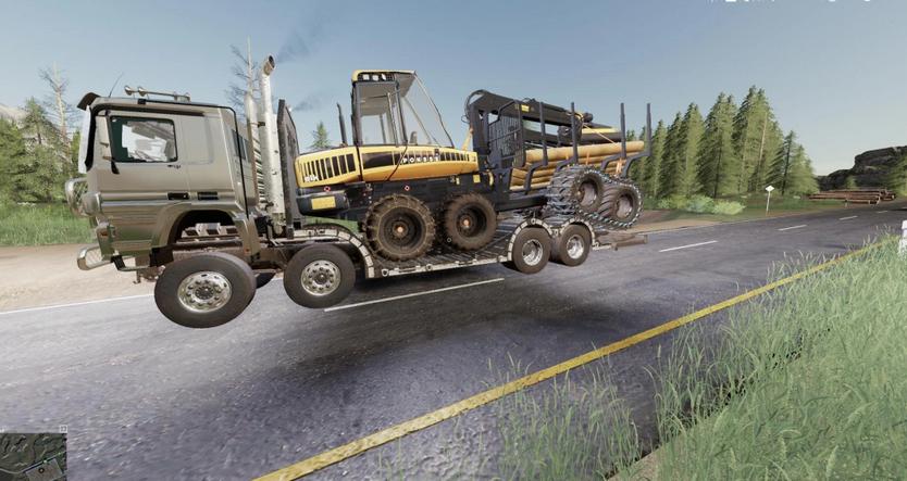 FS19 - Sisu Polar Forest Machine Transport V1.0