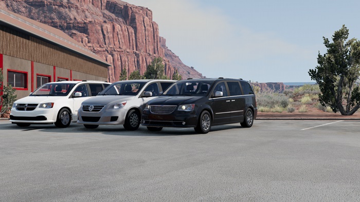BeamNG – Chrysler Dodge Volkswagen Minivans Car Mod