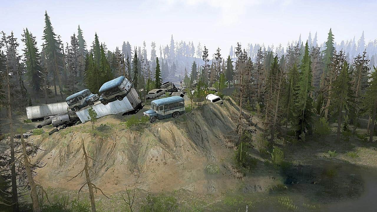 Spintires:Mudrunner - The Green Hell Map V1.0