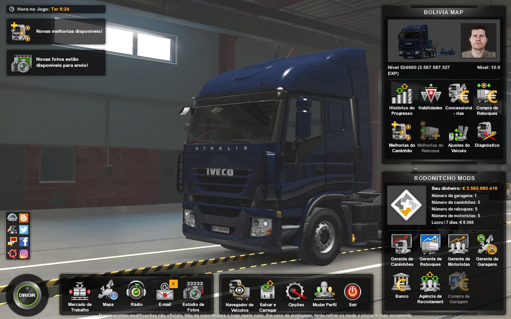ETS2 - Bolivia Map for Profile Mod (1.39.x)